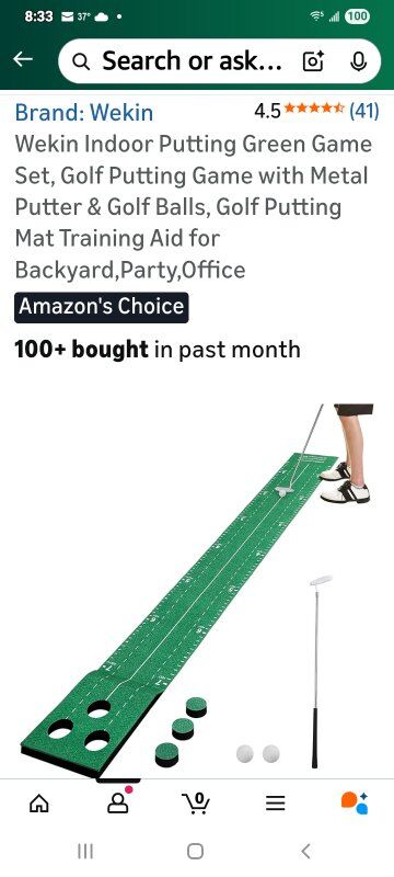 New in Box! Indoor Putting Green