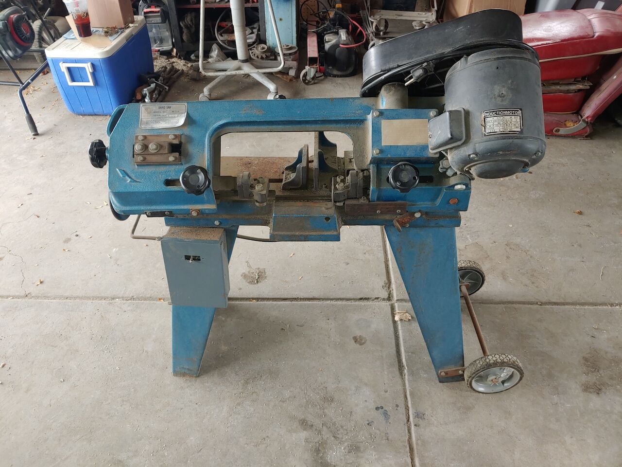 Rong-Fu RF-115 Horizontal 4 x 6 Metal Working Band Saw / Works as it should