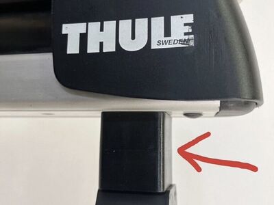 Thule Extension Spacer for Ski Snowboard Roof Rack