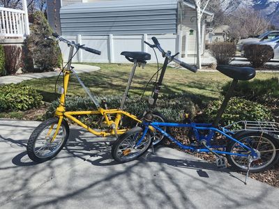 Foldable bicycycles