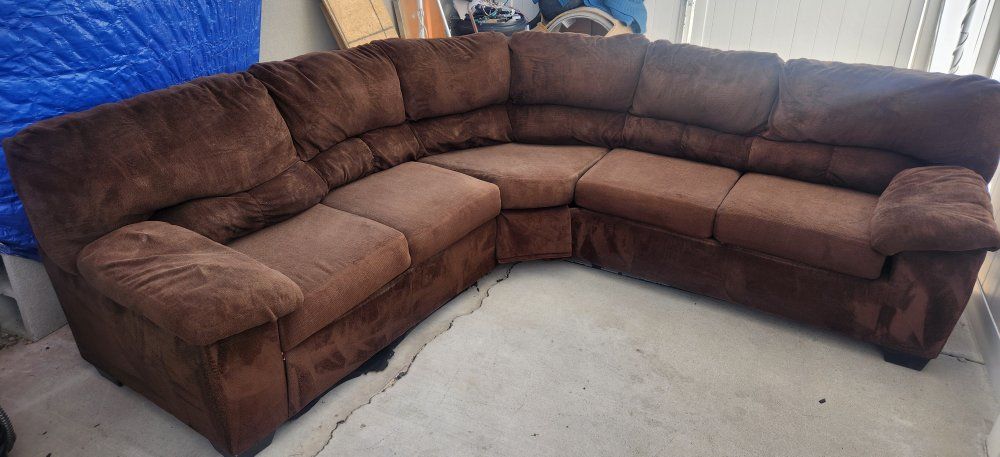 Brown Sectional Couch
