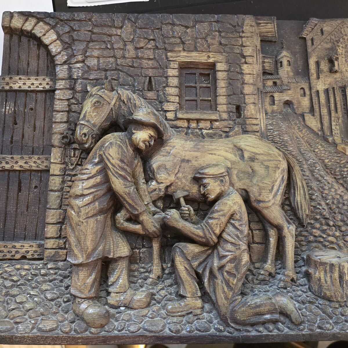 Carved WoodenWall Plaque