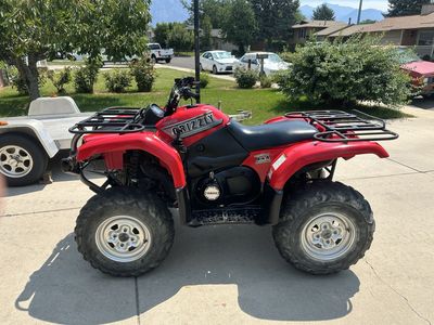 2002 red Yamaha Grizzly 660