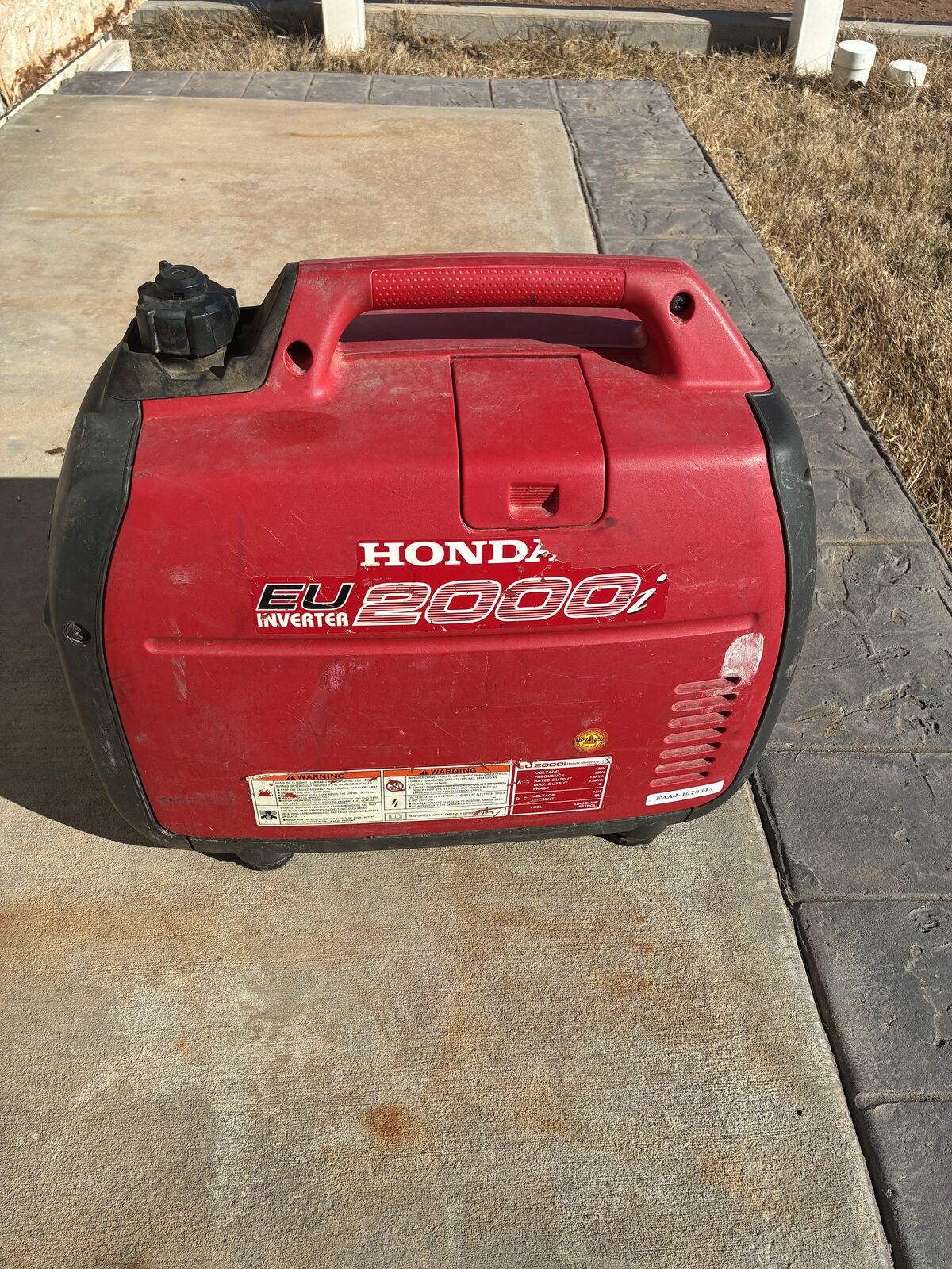 Honda 2000 generator invertor