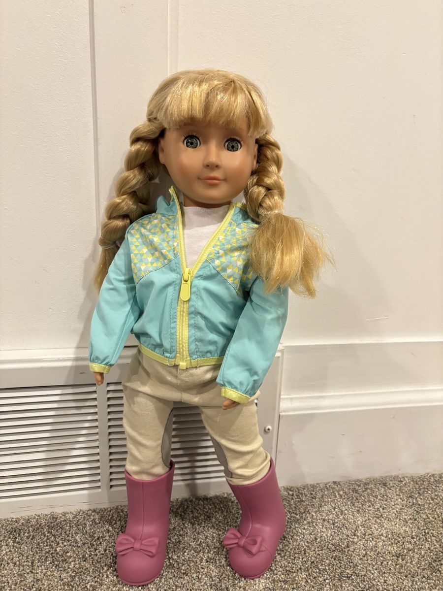 Our Generation 18-inch “Tamera” Blonde Doll with Extra Clothes
