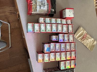 Reloading supplies bullets and powder