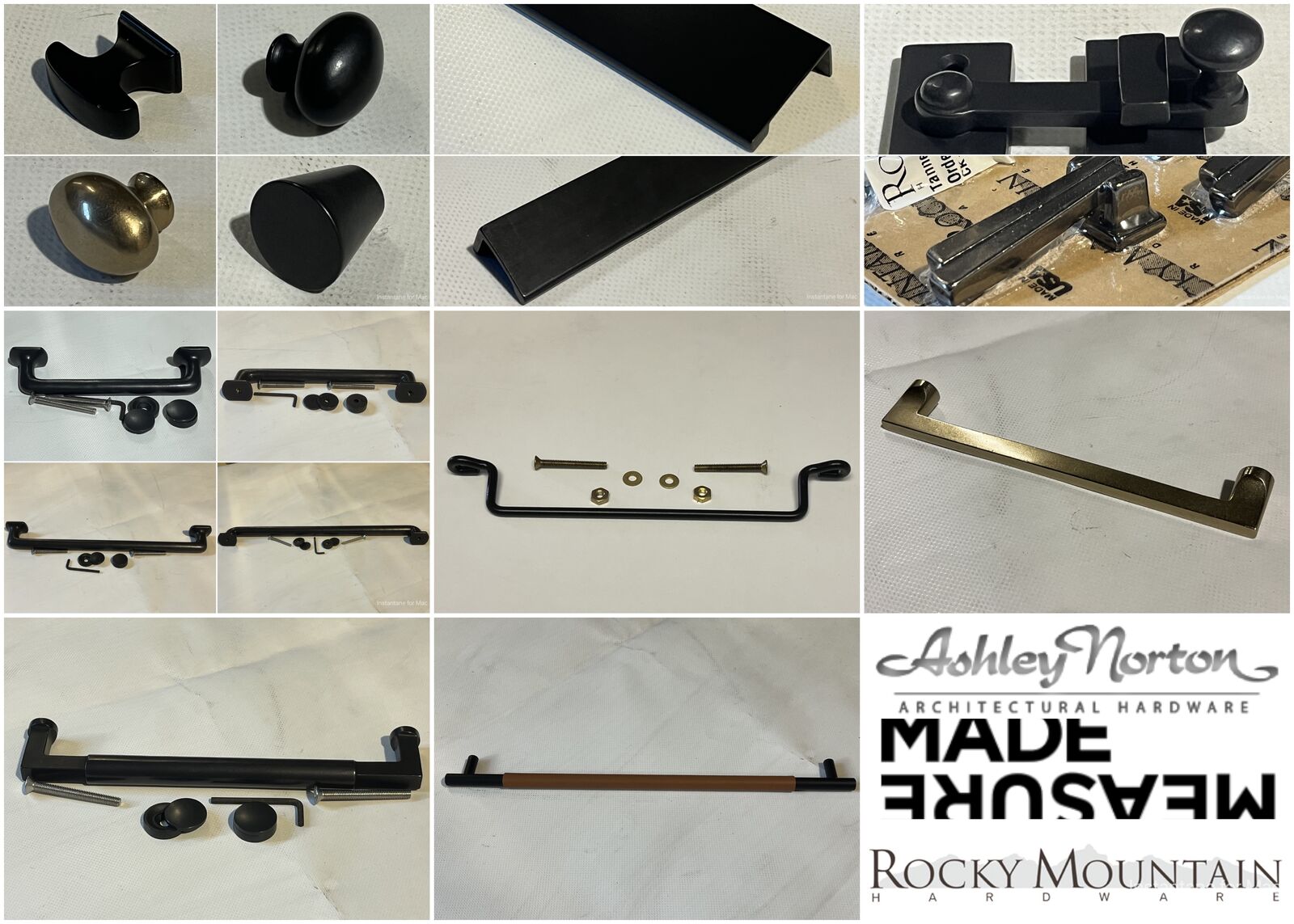 UP TO 90% OFF! New Luxury Cabinet & Appliance Pulls, Handles & Knobs - Bronze & Brass - Various Styles & Sizes - READ AD