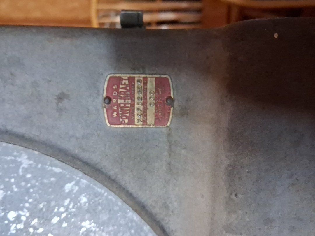 Antique 50s Wards power Kraft bandsaw