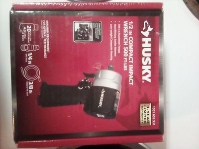 Husky 1/2 in. Compact Impact Wrench 500 Ft-Lbs