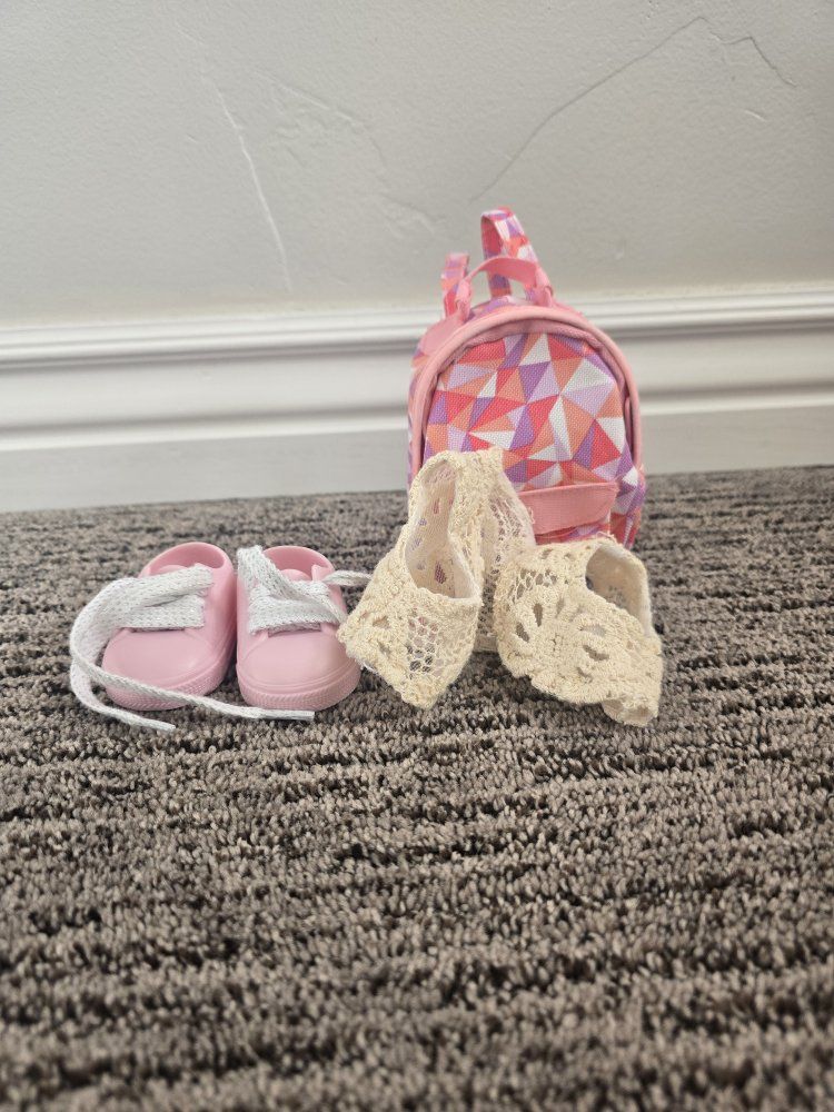 Our Generation Doll Clothes & Accessories Lot: PJs, Holiday, Casual Outfits