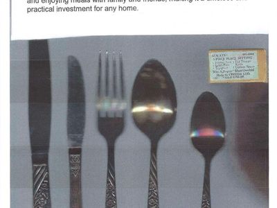 Wm. A. Rogers 5 piece place setting Vintage, Flatware, or Silverware