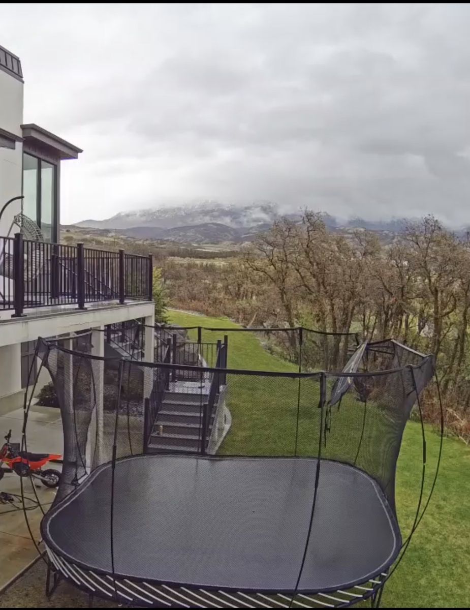 Moving Sale- Jumbo Square Spring Free Trampoline