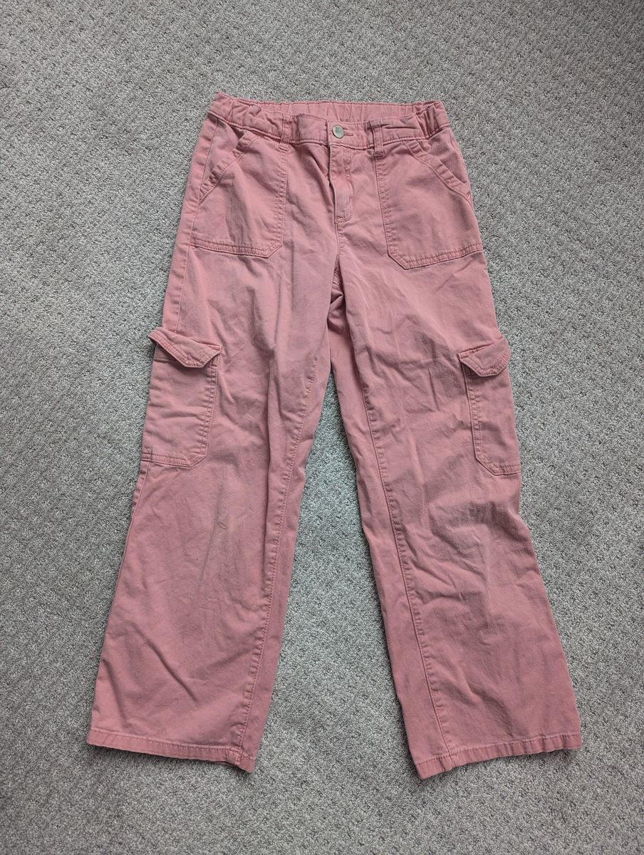Wonder Nation Girls Pink Cargo Pants, size 14