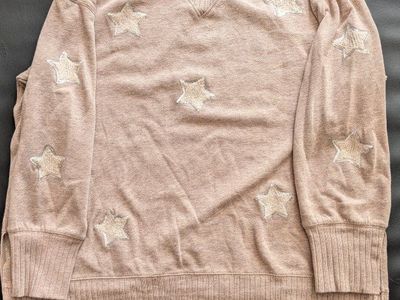 Maurices 0X Tan Star Sweatshirt