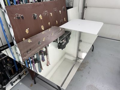 Set Of Two Frameless Bathroom Mirrors