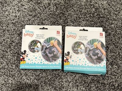 Extra Storage Stroller side Cargo Nets (set of 2)