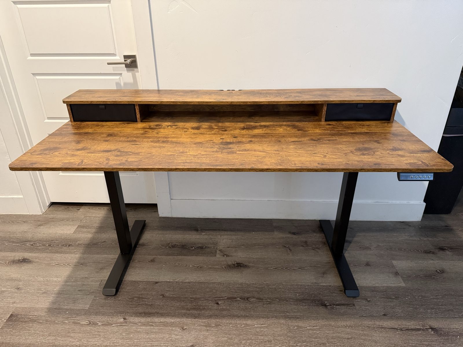 Brand New Veken 63x28 in Electric Standing Desk with Drawers