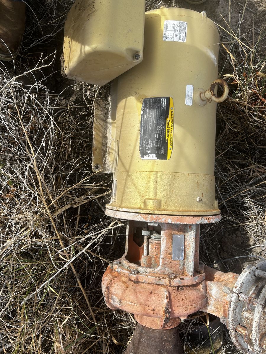 30 hp pump and motor. 