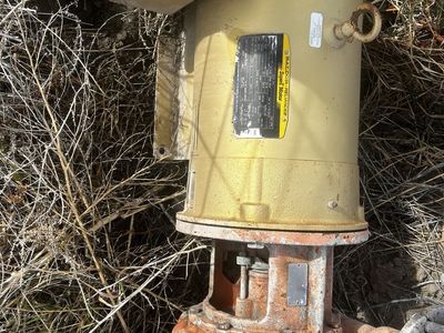 30 hp pump and motor.