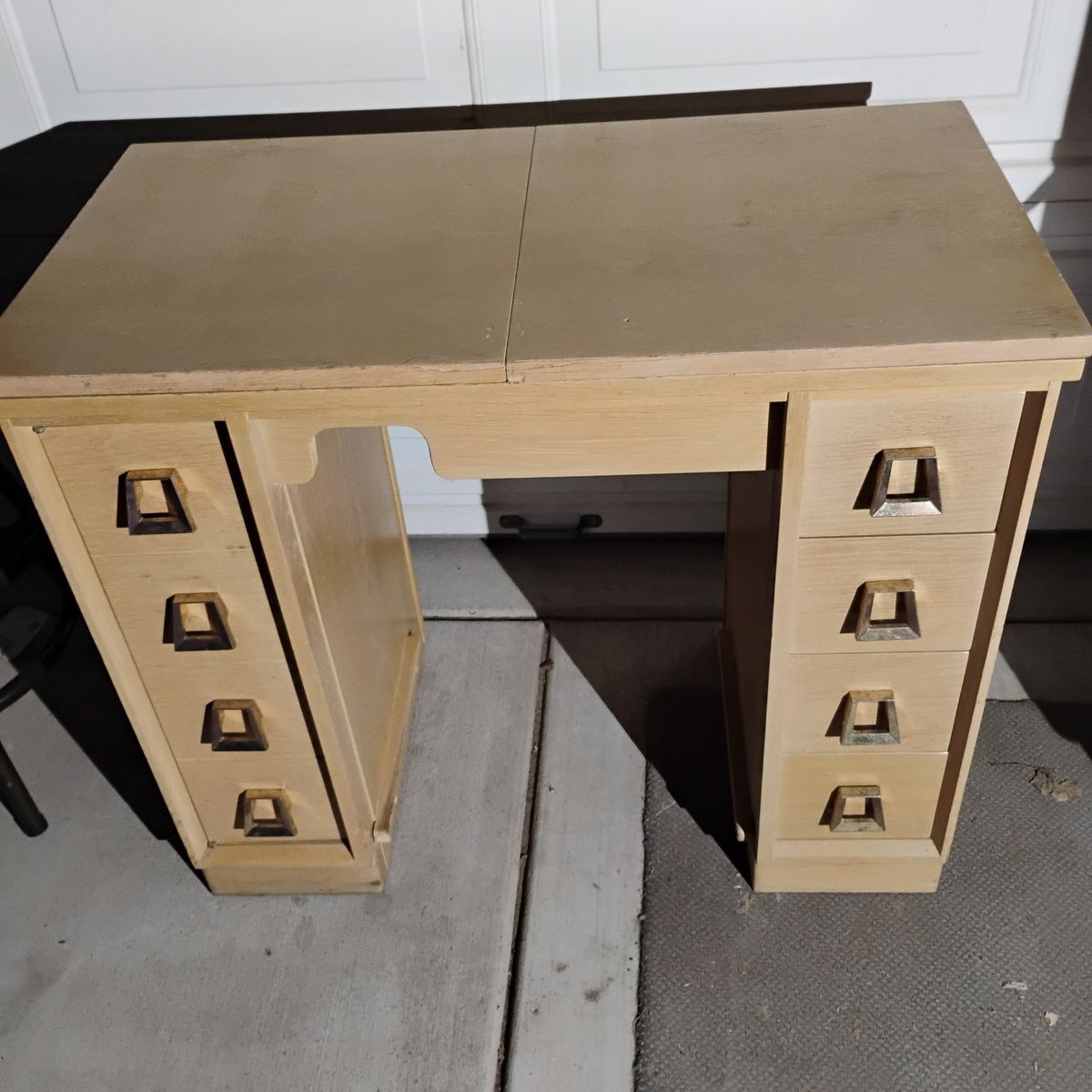 Pfaff 1950 Sewing Machine Cabinet Or Desk Craft Tb