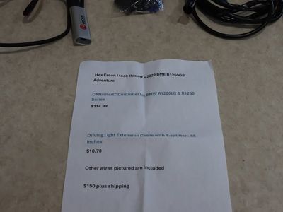 HEX ezCAN from a 2022 BMW R1250GSA