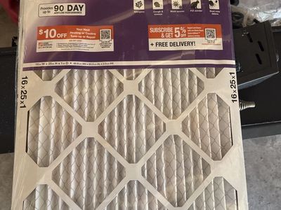 HDX 16x25x1 FPR 9 Superior Allergen Electrostatic Air Filter 90-Day Performance