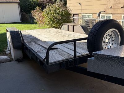 14 foot tandem axle car hauler trailer