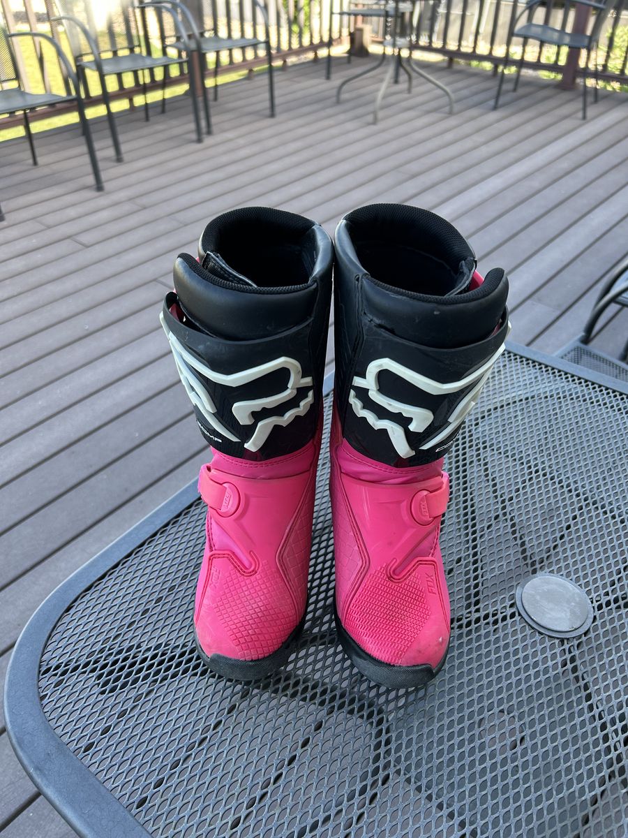 Fox Youth Comp MX boots size Y1