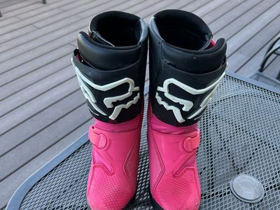 Fox Youth Comp MX boots size Y1