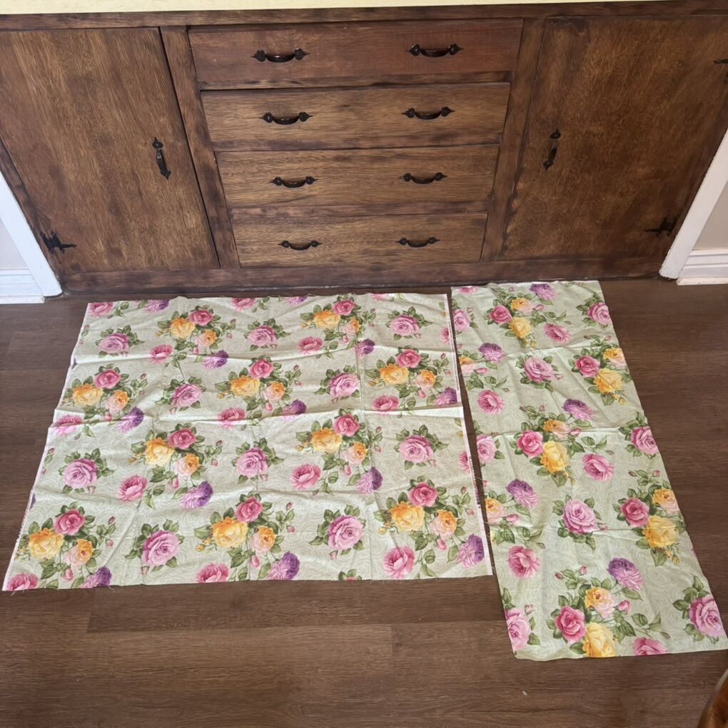 Floral Cranston Print Works Co Fabric Roses