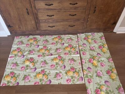 Floral Cranston Print Works Co Fabric Roses