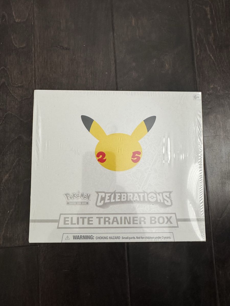 Celebrations Elite Trainer Box ETB 25th Anniversary SEALED New Pokemon TCG 2021