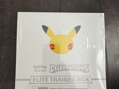 Celebrations Elite Trainer Box ETB 25th Anniversary SEALED New Pokemon TCG 2021