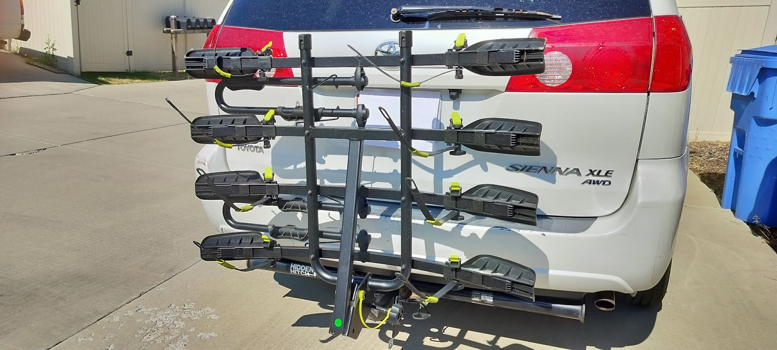 High quality 4 bike rack