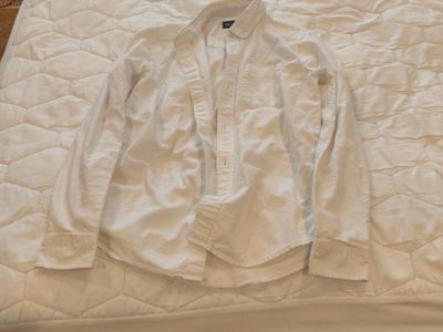 Boys size 14 white shirt