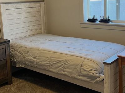 twin bed frame and mattress