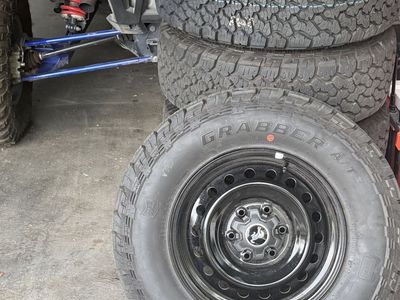 Bronco takeoff wheels and tires