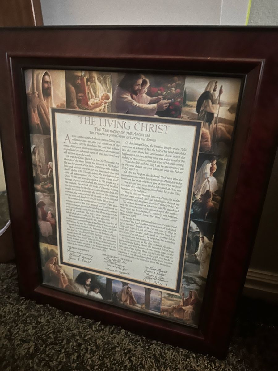 Religious Framed Art Prints and Tile Art - The Living Christ