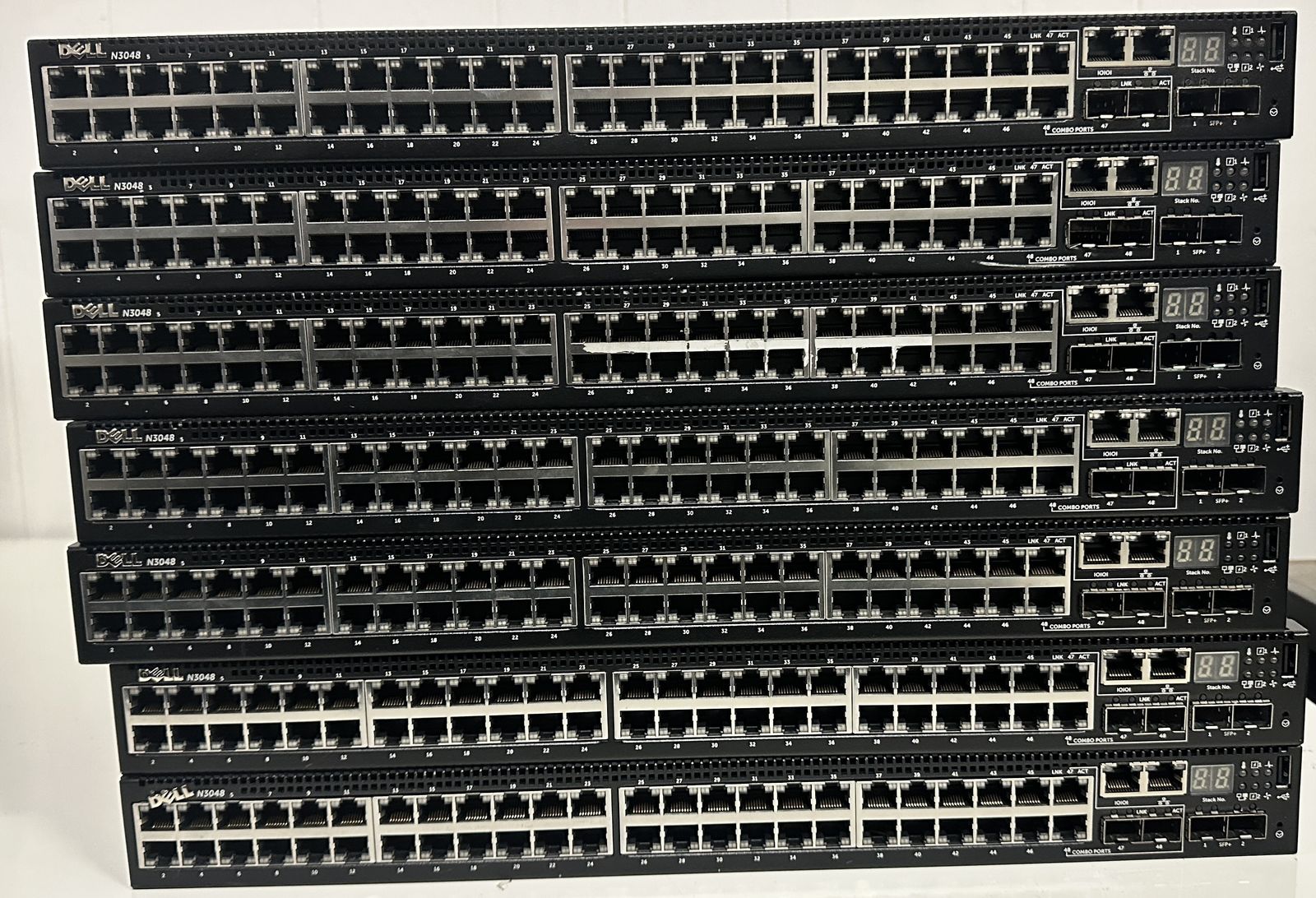 Dell N3048 - 48-Port, Gigabit, Managed Layer 3 Switches, 2x 10G SFP+ - $40 Each - 7 Units Available