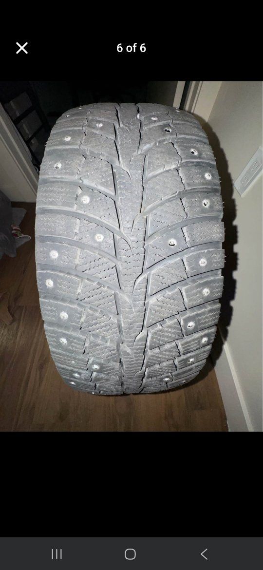 Used Winter Tire with Studs - 205 55 16