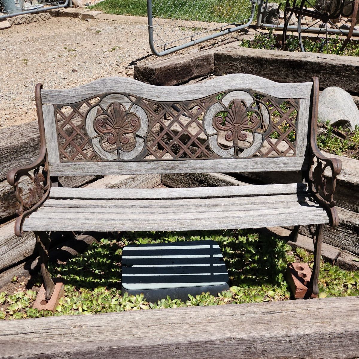 outdoor bench
