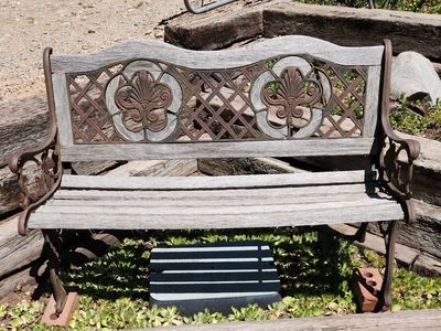 outdoor bench
