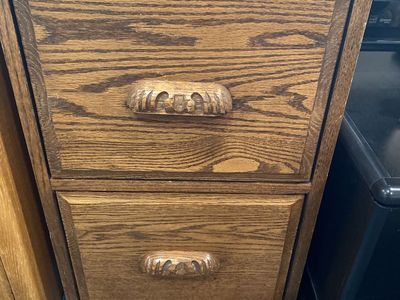 Filing cabinet wood