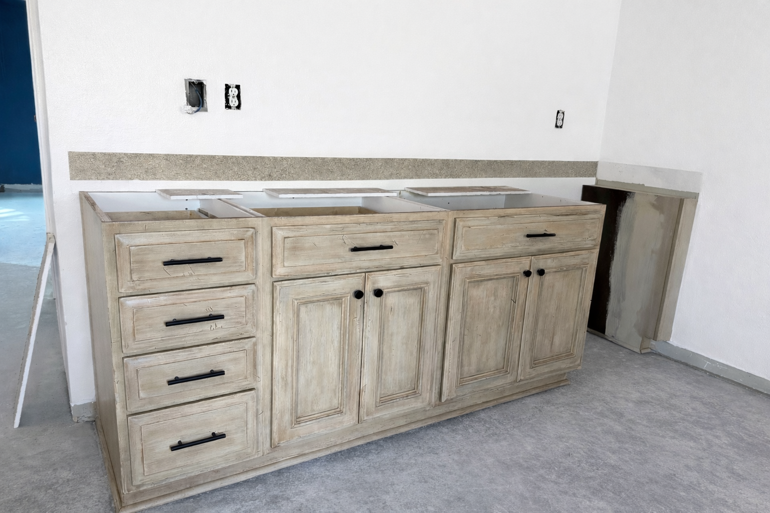 Modern farmhouse cabinets
