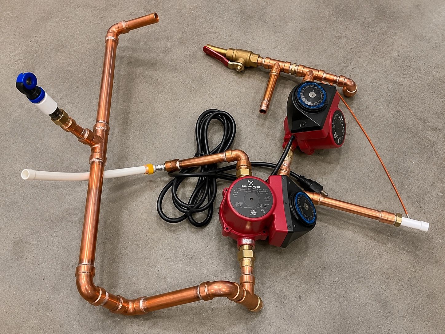 Grundfos Hot Water Recirculation System – Two Pumps
