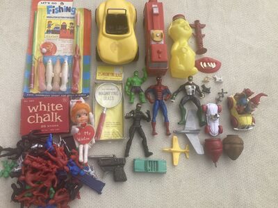 Vintage Toy Junk Drawer Lot Of 71