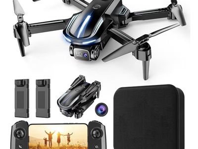 Drone with Camera for Adults Beginners Kids, Fun 1080P Foldable Mini Drone for Exciting Indoor Outdoor Play, RC Quadcopter