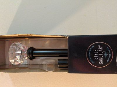 84 in by 120-in curtain rod