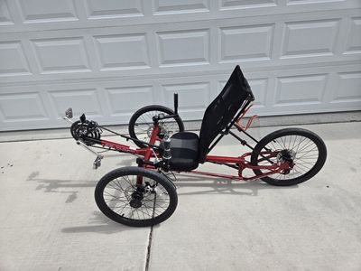 Sun Recumbent Tadpole Trike- Adapted for Left-Hand Only Operation