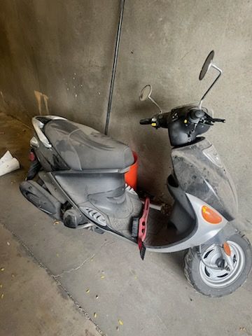 scooter and generators and batteries and compressor